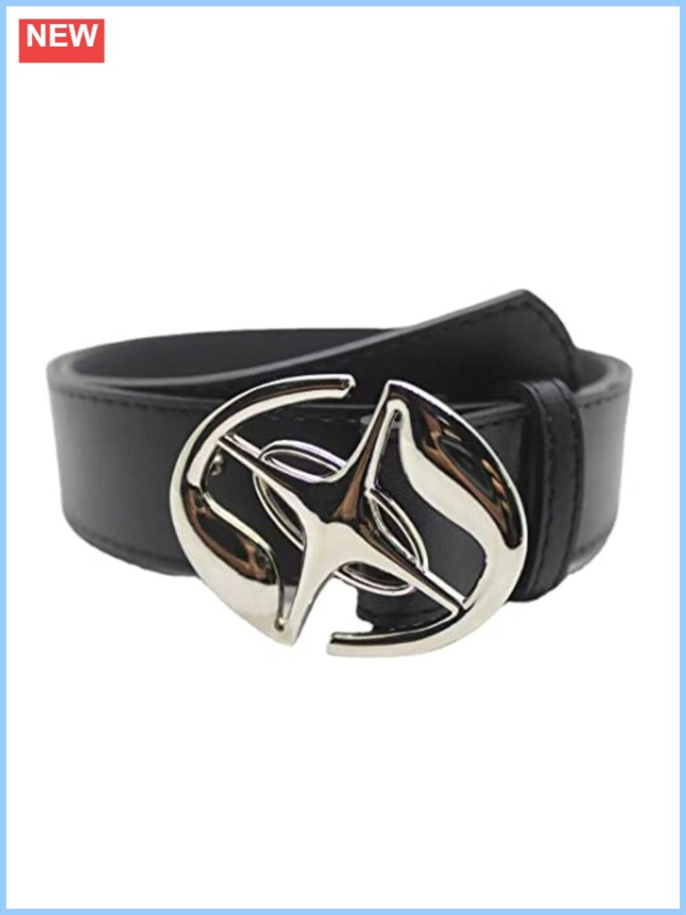 Wide PU Leather Belt Alloy Buckle Retro Grunge Y2K Aesthetic Accessory